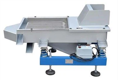 Tamís vibrant lineal eficient per al tamisat de pols